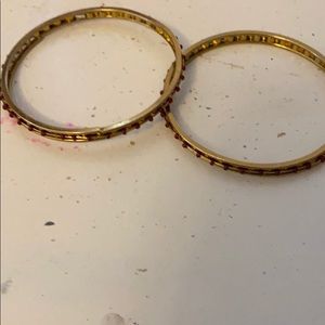 Gold color Indian bangles